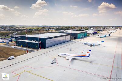 Największy hangar w historii Katowice Airport już działa