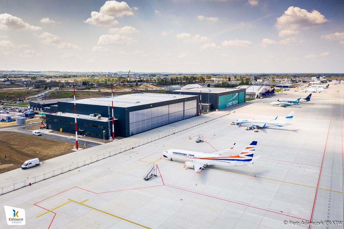 Największy hangar w historii Katowice Airport już działa