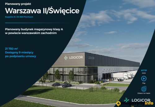 Logicor Warszawa II/Święcice - Magazyny do wynajęcia