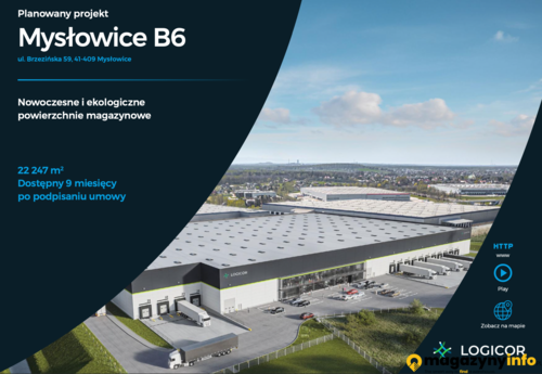 Logicor Mysłowice B6 - Magazyny do wynajęcia