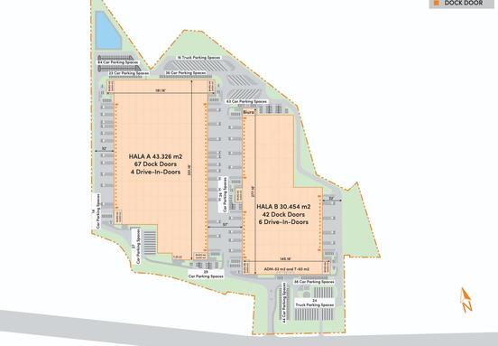 Magazyn do wynajęcia 73800 m² - Kłudno Stare