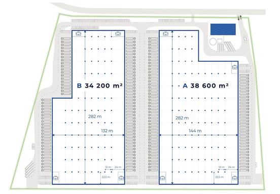 Magazyn do wynajęcia 72800 m² - Skwierzyna